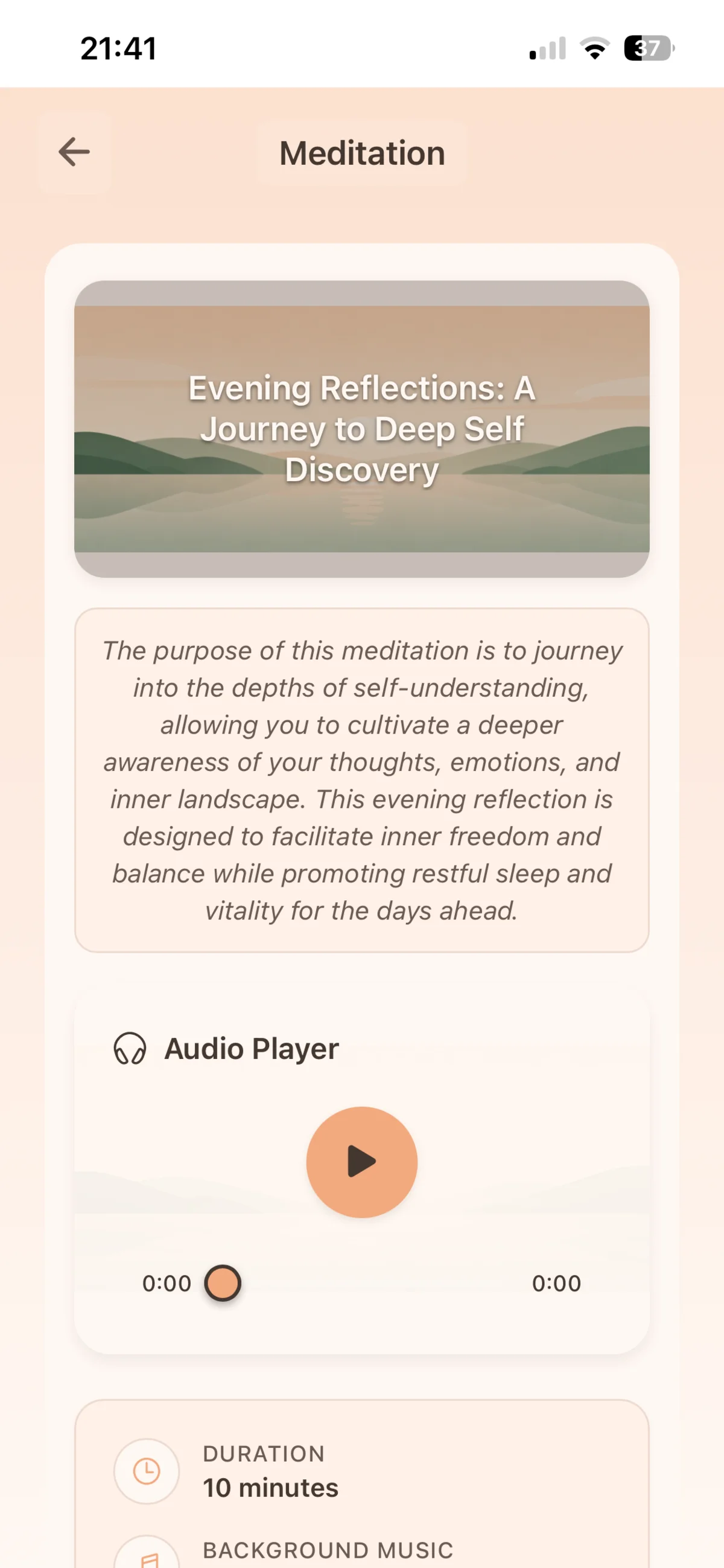 Meditation Player